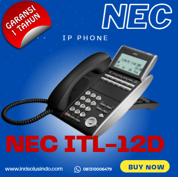 NEC ITL-12D-1 DT730 IP Backlit Display Phone